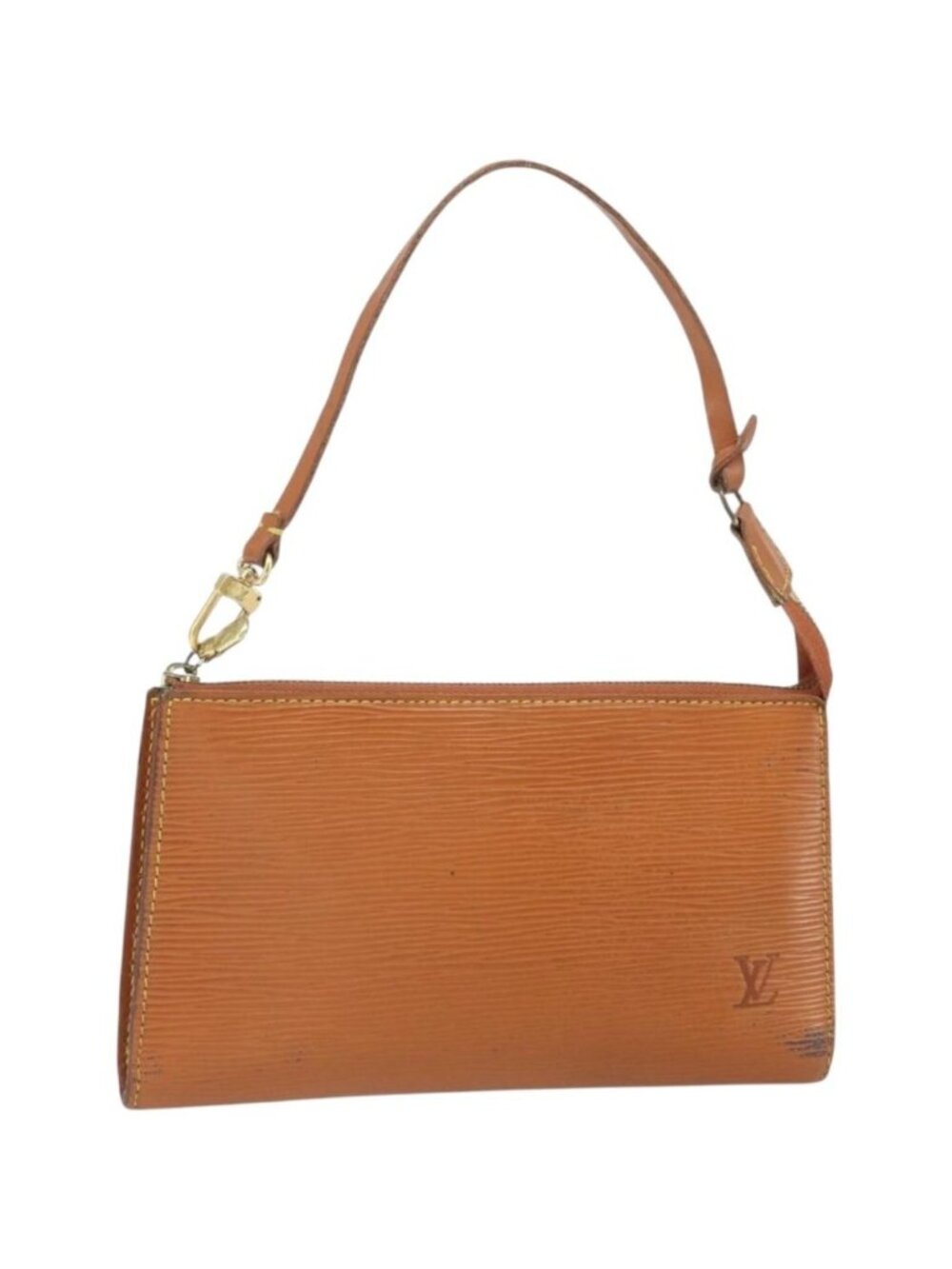 LOUIS VUITTON Epi Pochette Accessoires Pouch Zipangu Gold M52948